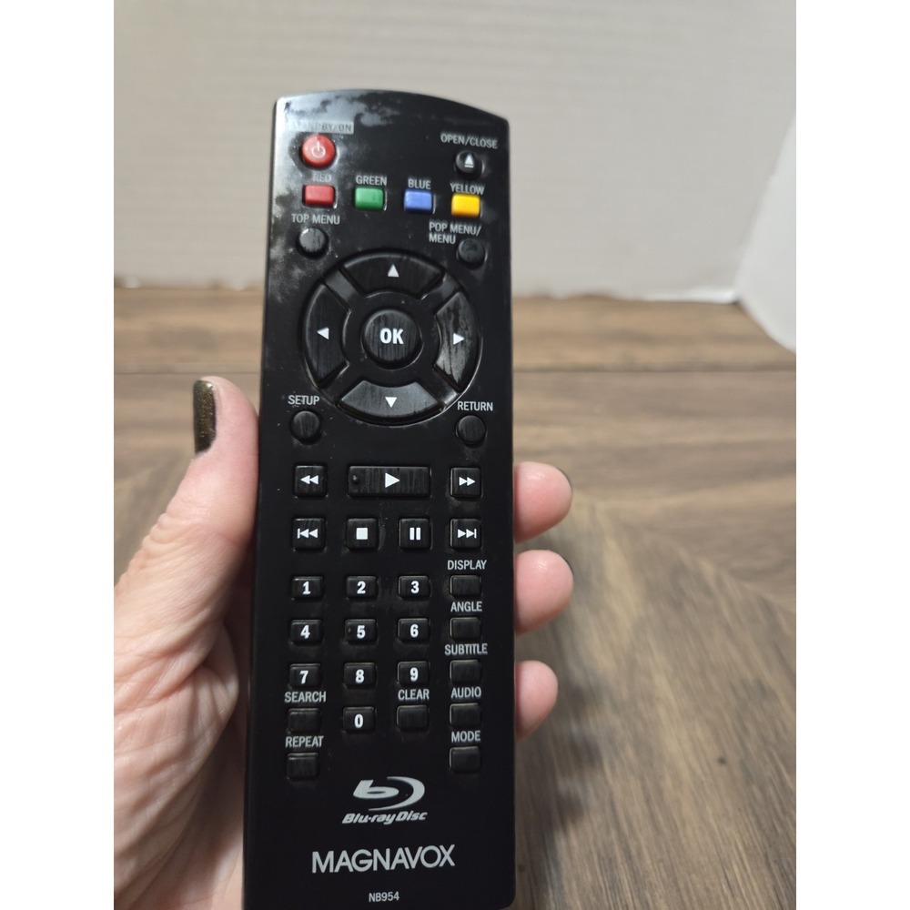 Magnavox NB954 Blu-ray Disc Remote Control for Magnavox NB954 Wireless Black